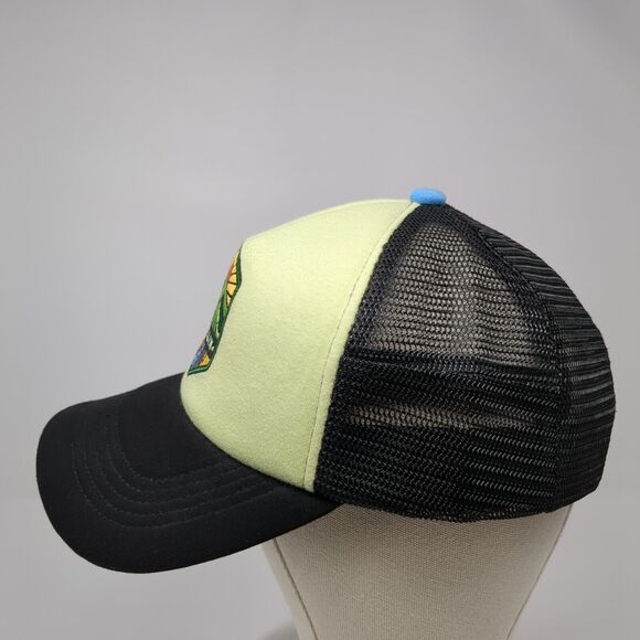 Pullin Mountain Snapback Trucker Hat Multicolor One Size Mesh Back - Picture 3 of 8